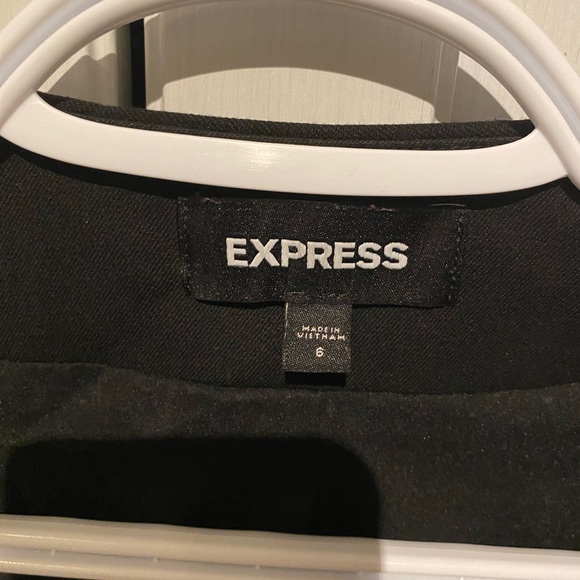 Express Women’s Black Blazer Size 6 - Picture 3 of 5
